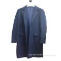 High quality fashion men's wool overcoat slim fit pure color trench coat